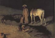 Frederic Remington In From the Night Herd (mk43) china oil painting reproduction